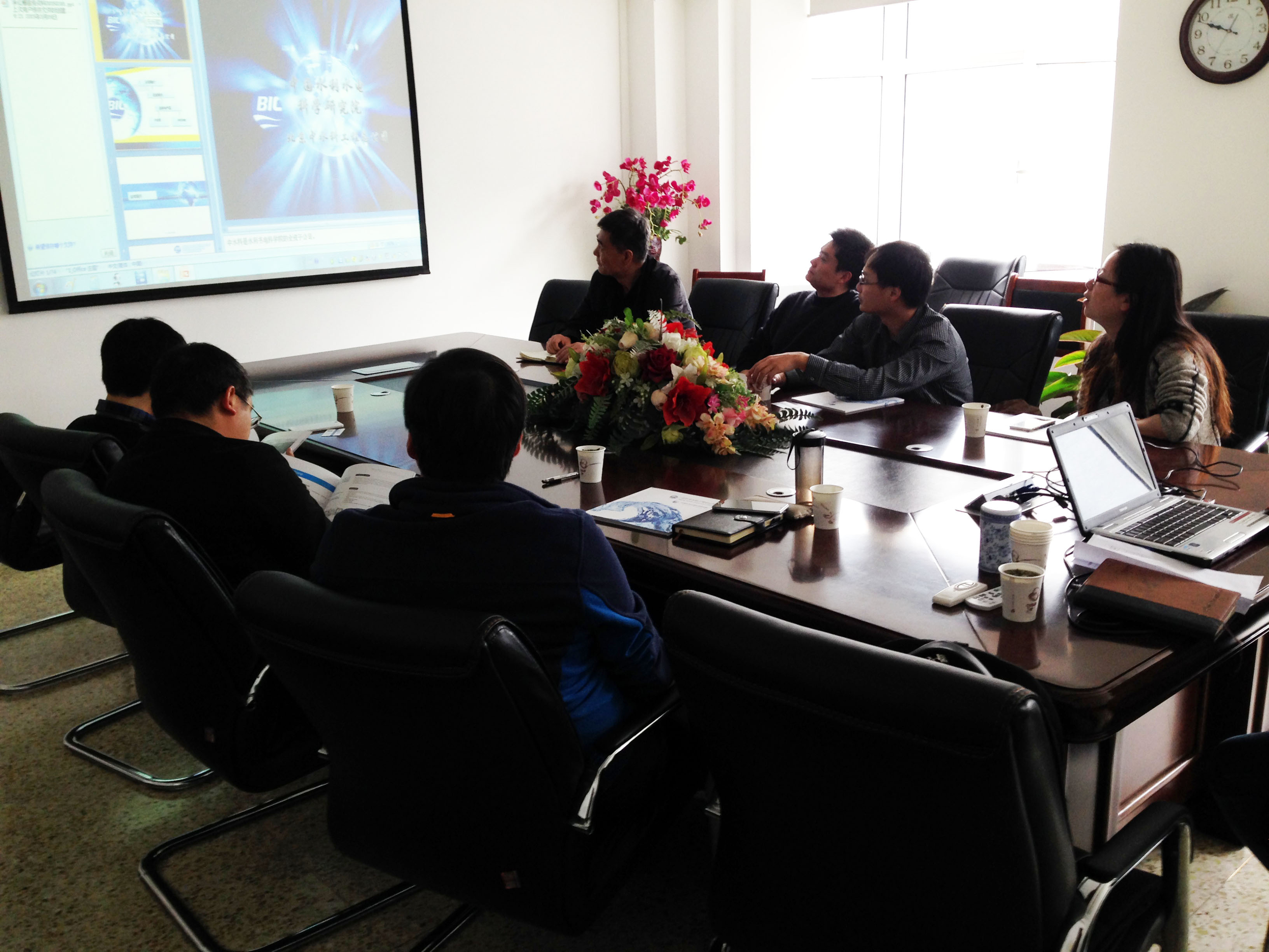 貴州環(huán)保廳，貴陽(yáng)環(huán)保局領(lǐng)導(dǎo)來北京中水科進(jìn)行考察